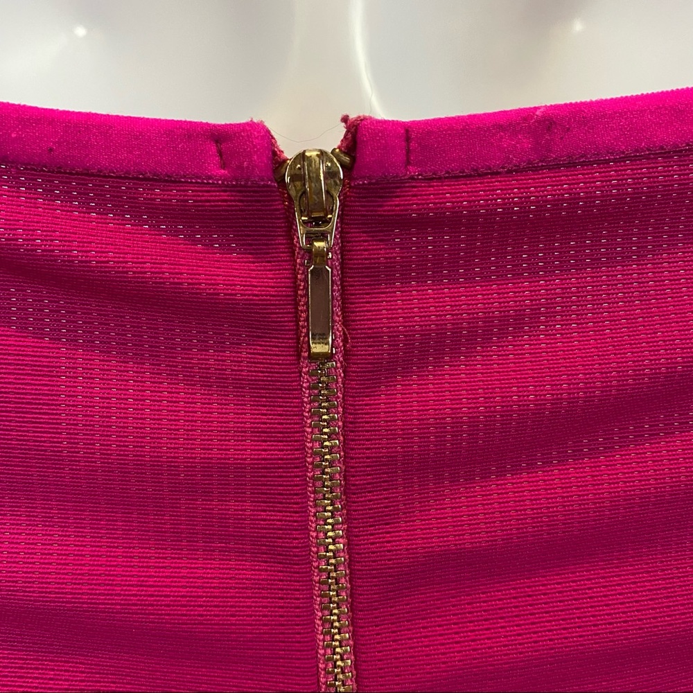 Bec and Bridge Argon Bustier Mini Dress in Bright Fuchsia Pink size 4 - Picture 11 of 17